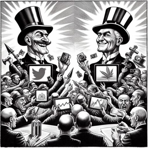 Due superpotenze che utilizzano la propaganda per istigare le folle